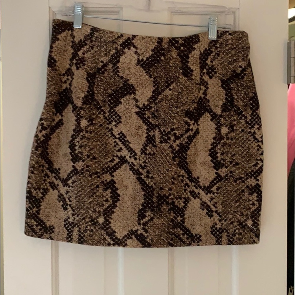 Snakeskin Skirt